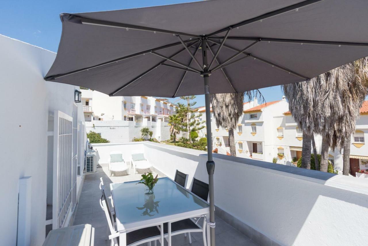 Benalmadena: adosado con piscina y jardin Villa Exterior foto